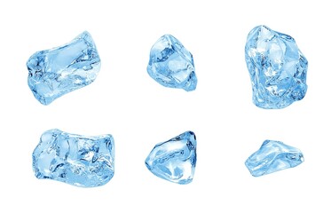 Fototapeta premium 氷 イラスト リアル 単体