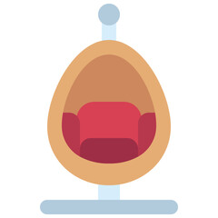 Garden Egg Chair Icon