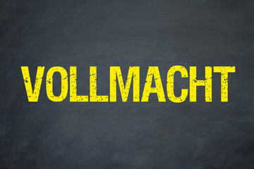 Vollmacht