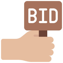 Auction Bidding Icon