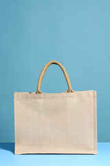 Beige cotton tote bag for mock up - 506811278