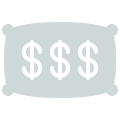 Fototapeta premium Sleeping While Earning Icon