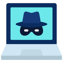 Laptop Spy Icon
