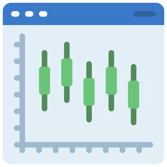 Stock Market Trading Icon