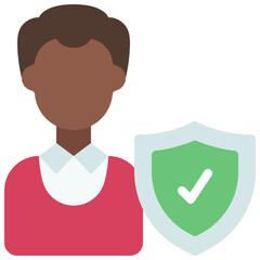 Protection Person Icon
