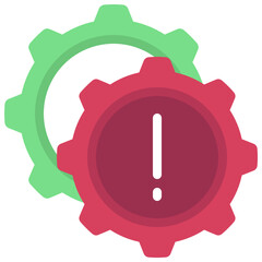 Risk Management Cogs Icon