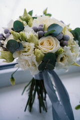 wedding bouquet of roses