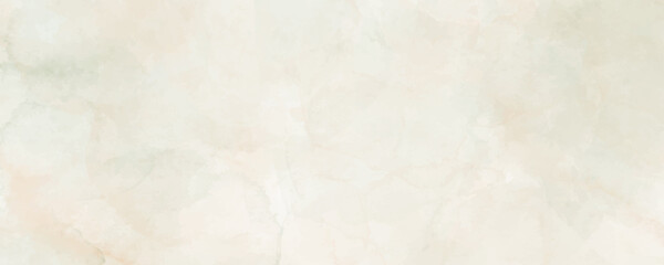 Vector watercolor art background. Old paper. Aged watercolour texture for cards, flyers, poster. watercolour banner. Wall. Beige, green, white. Brushstrokes and splashes. Painted template for design.