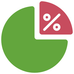 Pie Chart Percentage Icon