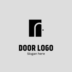Simple door logo design