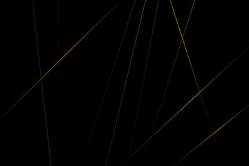 Abstract black with gold lines, triangles background modern design. Vector illustration EPS 10.