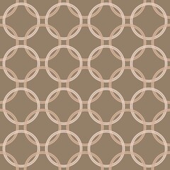 Fototapeta premium Geometric seamless circle dots pattern for textiles and packaging and gifts and linens and kids and wrapping paper