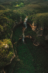 Wentworth Falls in the Blue Mountains, NSW, Australia