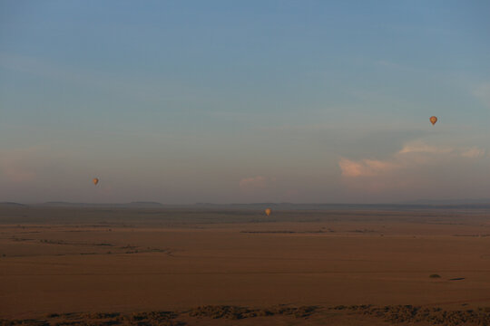 Hot Air Balloons at Sunrise
