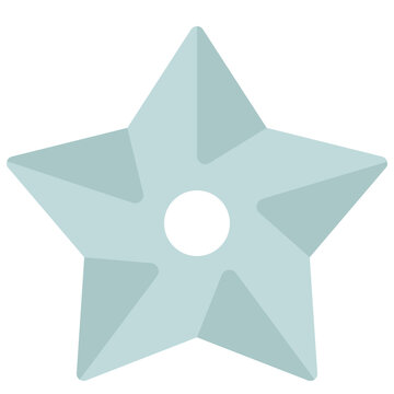 3D Throwing Star Icon