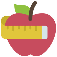 Diet Apple Icon