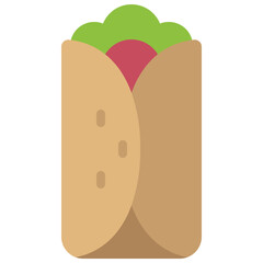Healthy Burrito Icon