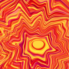 Fluid art. Modern artwork background. Mixture of acrylic paints. Abstract liquid painting marble texture, colorful gradient waves. Vector design for banner, flyer, business card, cover, invitation