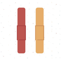 Vector hand drawn flat colorful illustration