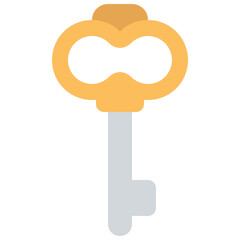 One Prong Old Key Icon
