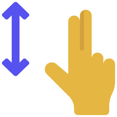 Two Finger Scroll Icon