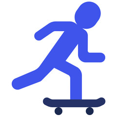 Person Skateboarding Icon