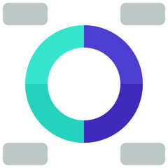 Donut Chart Notes Icon