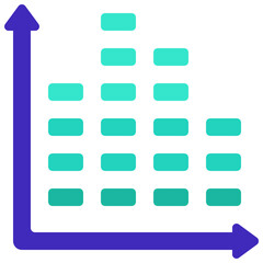 Obraz premium Sound Levels Chart Icon