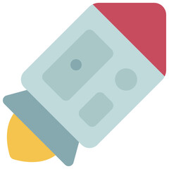 Rocket Ship Capsule Icon