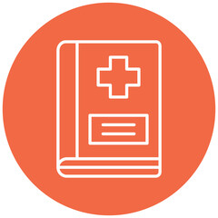 Obraz premium Medical Book Icon