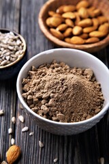 Almonds with chocolate