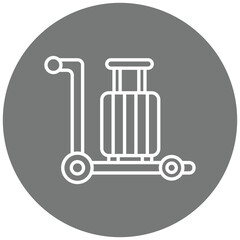Airport Cart Icon