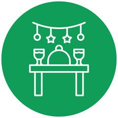 Dinner Table Icon