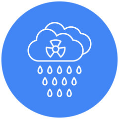 Obraz premium Acid Rain Icon