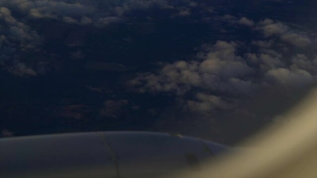 Airplane flying from Buffalo International Airport to San Jose California. One of a series of clips showcasing the gorgeous mountain views from my window seat. One of 7 in this series.