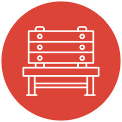 Obraz premium Bench Icon