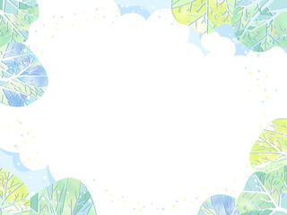 新緑のフレーム