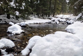 Rivière en hiver 