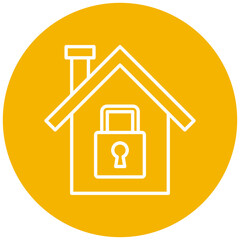 House Lock Icon
