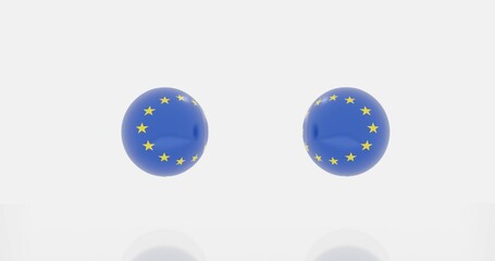 Euro countries flag icon or symbols