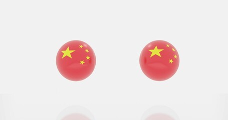 China countries flag icon or symbols