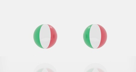 Italy countries flag icon or symbols