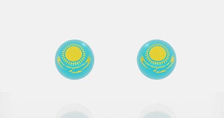 kazakhstan flag icon or symbols