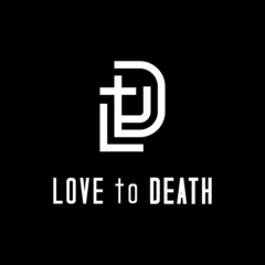 Initials Letter L T D Love To Death With Jesus Christian Cross Church Catholic Logo design