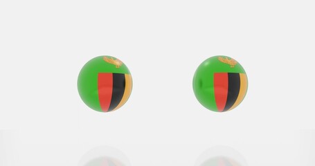 zambia flag icon or symbols