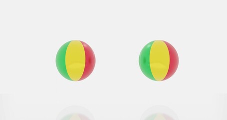 Mali flag icon or symbols