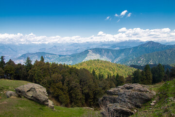 mountain landscape with sky