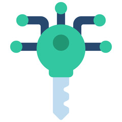 Cyber Key Icon