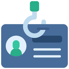 Fototapeta premium Personal Info Phishing Icon