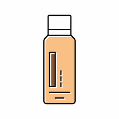 instant tan color icon vector illustration